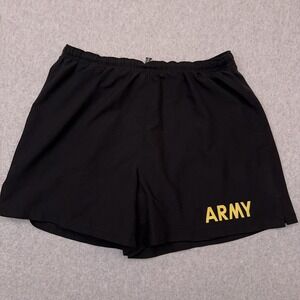 US Army Physical Fitness‎ Uniform Trunks Men's Medium Black Drawstring Lined
